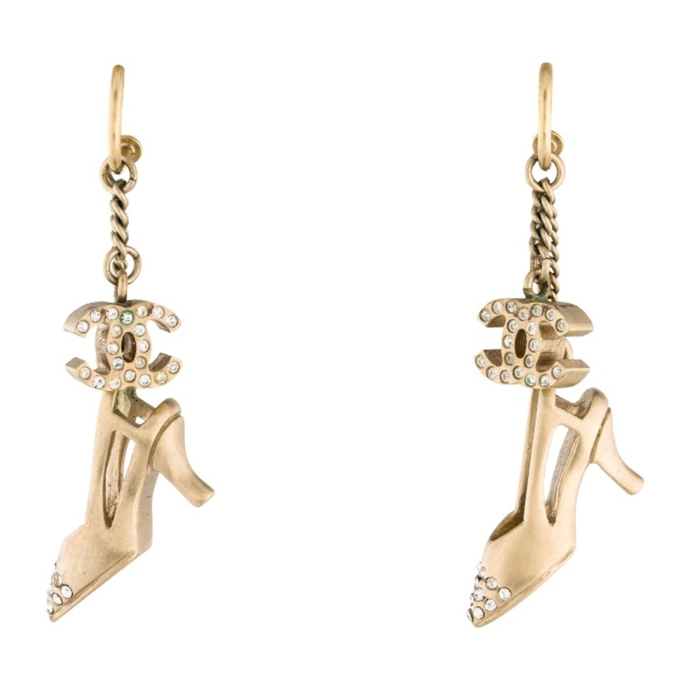 Chanel Shoe / Heels and CC Earrings